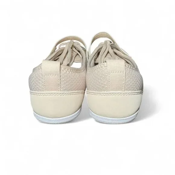 Adidas Women’s Diona 2.0 Beige Mesh Casual Sneakers Size 9 Tan 3-Stripe Shoes - Picture 4 of 7